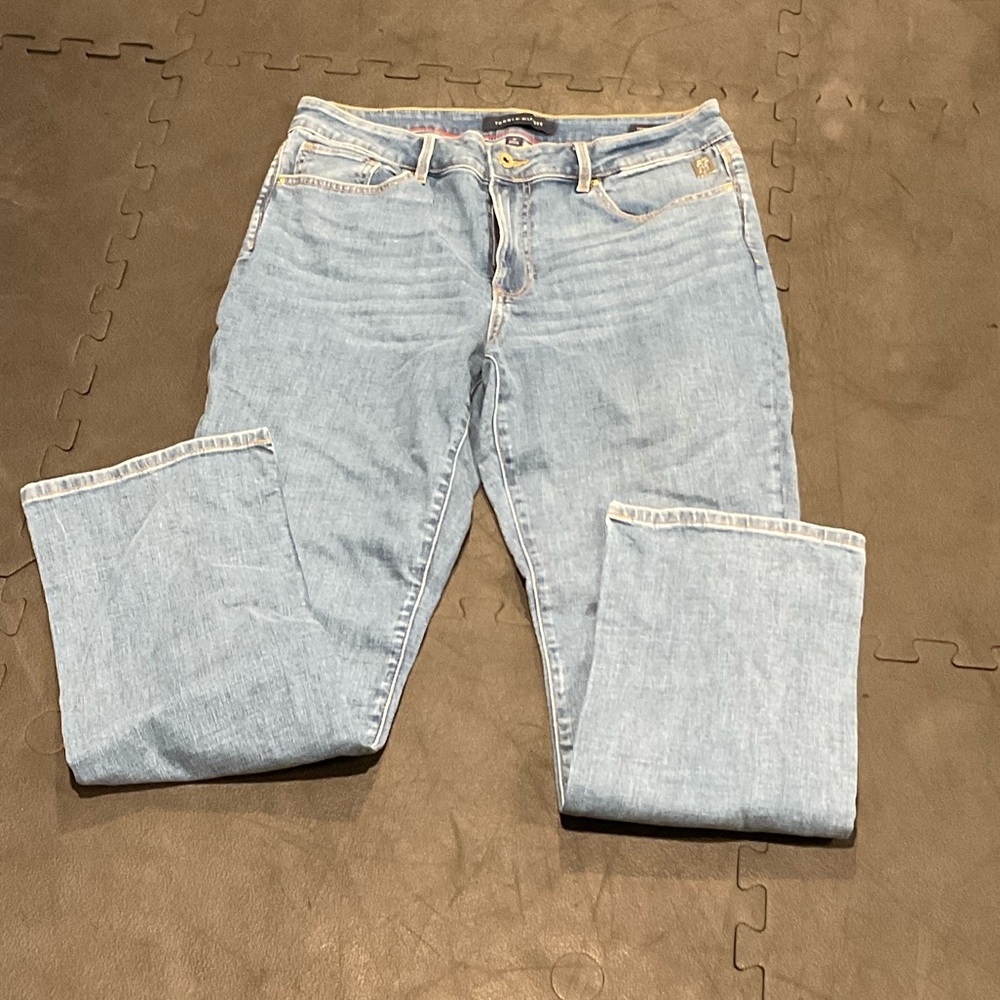 Tommy Hilfiger Light Blue Straight Leg Jeans